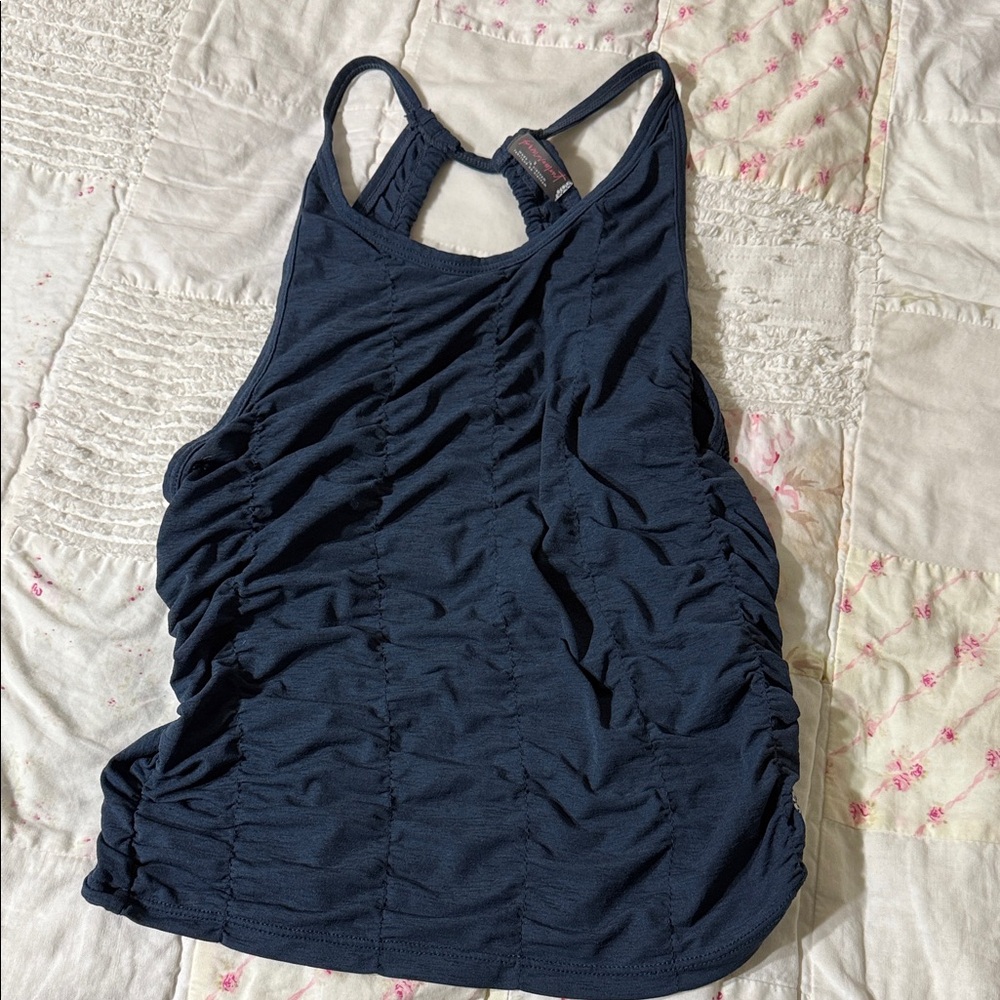 Free people Dark Blue Tank Top